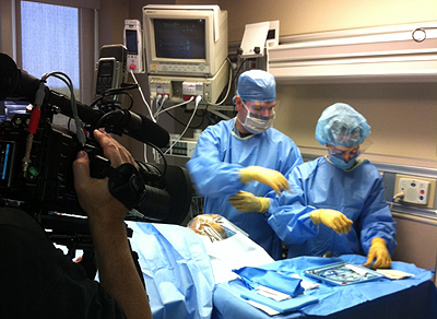 White Coat Productions shoot / Dept of Health & Human Services / Henry Ford Hospital